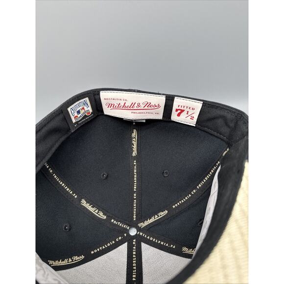 Mitchell & Ness Topps Chrome 2023 Atlanta Braves Fitted Hat Men's Sz 7-1/2 - Picture 6 of 6